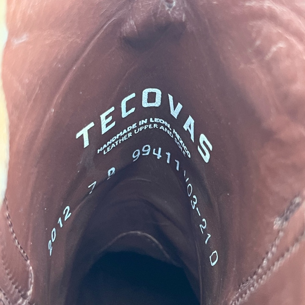 Tecovas The Josie Sienna Suede Women’s Cowboy Boots Size 7B - Picture 5 of 15